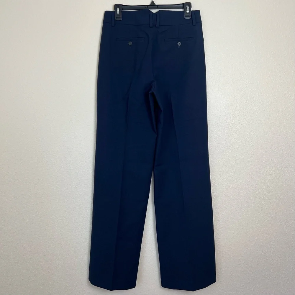J. Crew Carolina Pants in Four Season Stretch in Navy Size 4 Tall